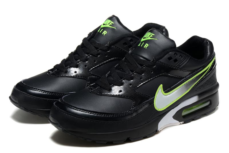 nike air max bw noir et verte